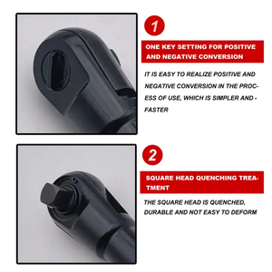 أدوات الهواء: مفتاح ربط بسقاطة هوائي مربع محرك هوائي سريع للغاية شديد التحمل مفاتيح تأثير الهواء 65 قدم-رطل أقصى خرج عزم الدوران - Product Image 4