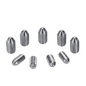 Pasador de Posicionamiento de Bola Ondulada de Acero Inoxidable 304 con Rosca Hexagonal y Resorte - Product Image 1