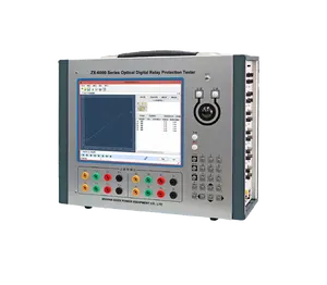 Relé óptico de operação fácil, testador de relé de seis fases, conjunto de teste de injeção de corrente secundária, testador de proteção de relé de 6 fases