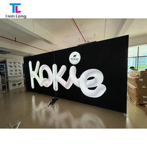 Durable 20x8ft Aluminum SEG Fabric LED <b>Display</b> New Design Portable Trade Show Booth with Backlit <b>Wall</b> Stand for Advertising - Product Image 3