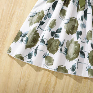 8-12 anni vestiti per bambini nuovo vestito floreale estivo a manica corta per ragazze adolescenti - Product Image 5