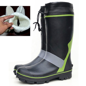 <span class=keywords><strong>Botas</strong></span> de Goma Resistentes e Impermeables para Hombre y Mujer, con <span class=keywords><strong>Cordones</strong></span> Ajustables, <span class=keywords><strong>Botas</strong></span> de Seguridad para Agricultura e Industria - Product Image 2