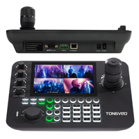 Controlador de Joystick 4D KB300PRO con Sistema de Teclado de Control Multicámara, hasta 255 Cámaras para Conferencias, Controlador PTZ