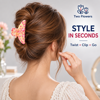 Pince à Cheveux en Gros Motif Fraise 9cm, Mignonne Pince à Cheveux Rose Fruitée pour Femmes et Filles, Accessoire de Mode pour Cheveux
