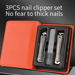 <span class=keywords><strong>Set</strong></span> Tagliaunghie Originale di Alta Qualità in Acciaio Inox Color Argento da Uomo Idea Regalo - Product Image 3