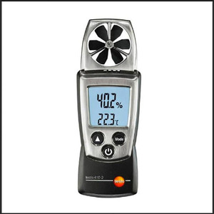 เทสโต้ 410-2 ขายดี - เครื่องวัดความเร็วลมแบบใบพัดพร้อมการวัดความชื้น - Product Image 1
