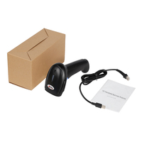ED00 H10 precio barato de alta calidad de pago móvil almacén supermercado CCD lector de código de barras con cable Usb portátil de mano 1d escáner