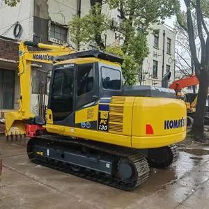 Hot Selling Second-hand PC130 Original Second-hand Komatsu Excavator Komatsu Enclosed Cab Excavator