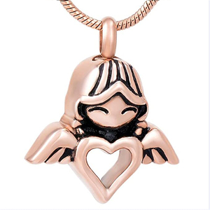 Collares <span class=keywords><strong>de</strong></span> cremación para cenizas para mujer, colgante <span class=keywords><strong>de</strong></span> Ángel, recuerdo <span class=keywords><strong>de</strong></span> Funeral <span class=keywords><strong>de</strong></span> <span class=keywords><strong>niña</strong></span>, joyería conmemorativa <span class=keywords><strong>de</strong></span> acero inoxidable - Product Image 6