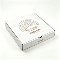 Cajas de Pizza Octagonales Desechables de Alta Calidad para Uso Comercial, Caja para Llevar Pizza y Hamburguesas con Bisagras, Cajas para Entrega de Comida para Restaurantes