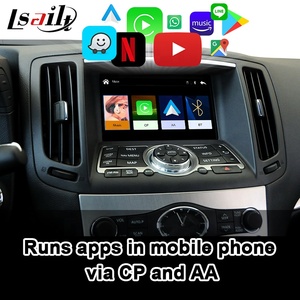 Lsailt OEM trang bị thêm với Carplay không dây cho Infiniti g G37 G51 2010-2016 QX Q Android mô-đun tự động, đảo ngược giao diện máy ảnh - Product Image 6