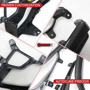 Dernier modèle de couvre-feux stop en fibre de carbone sèche de style OEM pour Ferrari 458 - Product Image 2