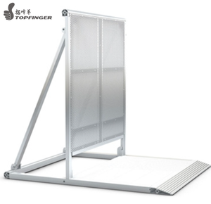 TFR Mojo Barrière de contrôle des foules en aluminium pliable Barricade de scène extérieure pour écrans de treillis de sécurité Crash Concert - Product Image 3