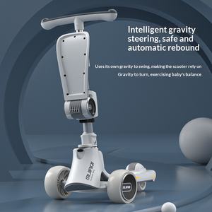 Nouvelle <span class=keywords><strong>trottinette</strong></span> pour enfants PP <span class=keywords><strong>Trottinette</strong></span> à 3 roues avec siège Pliable pour les garçons et les filles de plus de 3 ans - Cadeau d'anniversaire - Product Image 4