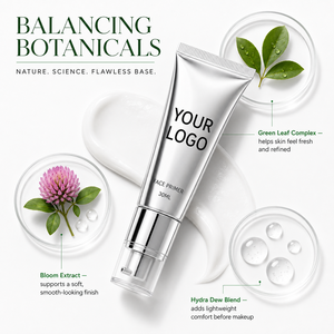 Prebase Facial Sin Logo, Hidratante, Calmante, Ligera, No Pegajosa, <span class=keywords><strong>Base</strong></span> de Maquillaje de 30 ml, <span class=keywords><strong>Base</strong></span> Suavizante, No Grasa - Product Image 1