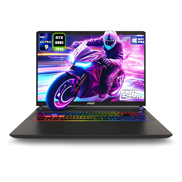 17 Inch Gaming Laptop Intel Core Ultra 9 RTX 5090 32GB 2TB SSD 2.5K 240Hz QHD High Performance AI Gaming Notebook PC Computer