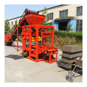 小型ブロック製造機生産ライン QT4-26 高品質金型製造 中空ブロック製造機 - Product Image 3