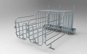 Caisse de gestation de truie d'élevage de porcs efficace réglable intelligente 2025 - Product Image 3