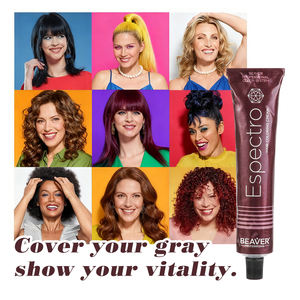 Bever Private Label Salon Professionele Haarkleur Crème 100Ml Levendige Kleuren Semi-Permanente Gladde Glanzende Haarkleurcrème - Product Image 4