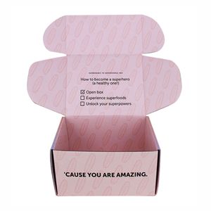 Eco Friendly Custom Logo Foldable Corrugated Small Carton Clothes Gift Mailer Box Cardboard Packing Box for Shipping
