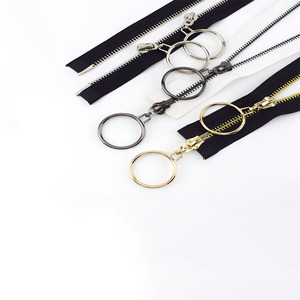 Deepeel AP422 <span class=keywords><strong>5</strong></span> #120Cm Phụ Kiện May Mặc Thanh Trượt Đôi Áo Khoác Xuống Áo Khoác Sửa Chữa Zip Mở Khóa Kéo - Product Image 4