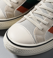 Chaussures de sport décontractées pour hommes, légères, vulcanisées, en maille respirante, avec empiècements en daim et blocs de couleur, personnalisables en gros