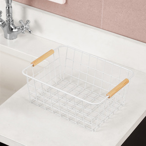 Cesta <span class=keywords><strong>de</strong></span> malla <span class=keywords><strong>de</strong></span> alambre <span class=keywords><strong>de</strong></span> hierro y Metal <span class=keywords><strong>de</strong></span> <span class=keywords><strong>Navidad</strong></span> <span class=keywords><strong>de</strong></span> alta calidad, organizador <span class=keywords><strong>de</strong></span> parrilla <span class=keywords><strong>de</strong></span> almacenamiento, <span class=keywords><strong>cestas</strong></span> <span class=keywords><strong>de</strong></span> Metal con mango <span class=keywords><strong>de</strong></span> madera para regalos, juguetes, cosméticos - Product Image 2