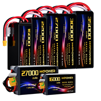 HHPOWER baterai UAV LiPo tingkat tinggi, baterai Drone FPV LiPo 6S 7S 12S 14S 18S keadaan padat Lithium XT60 XT9016AH 22AH 27AH 30AH 35AH