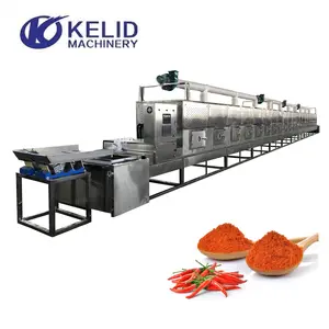 Máquina de esterilización automática industrial por microondas y esterilizador de microondas comercial para especias