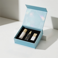 Boîte en carton rectangulaire vide de luxe personnalisée avec logo, pour échantillons de cosmétiques, parfums et cartes de remerciement