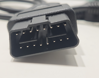 16-Pin OBD II 1-zu-2 Verlängerungskabel OBD2 OBD Stecker auf Buchse Automotive Elektronik-Kabelkonfektion