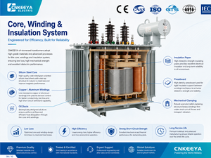 Transformador de Potencia Trifásico Sumergido en Aceite S11-M 11kV 125kVA-5000kVA - Totalmente Sellado, Bobinado de Cobre, Baja Pérdida, Salida 380V, Directo de Fábrica - Product Image 5