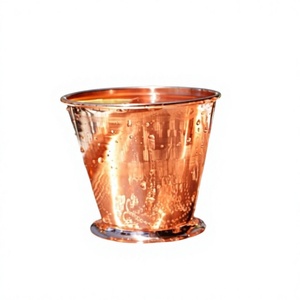 Vaso de Cobre Martillado de Lujo HASAN CRAFT, Hecho a Mano, Proveedor al por Mayor, Ligero, Empaque Personalizado, Taza Ayurvédica para Beber - Product Image 1