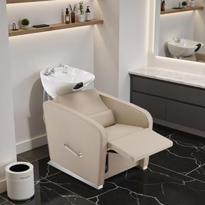 Conjunto de Muebles para Salón de Belleza, Lavabo de Peluquería, Equipo de Peluquería, Silla de Estilismo, Lavacabezas - Product Image 2
