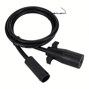 Connecteur de <span class=keywords><strong>remorque</strong></span> 7 voies étanche, câble de <span class=keywords><strong>remorque</strong></span> américain pour camions, camping-cars, voitures, bateaux - Product Image 1