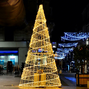 LED <b>Christmas</b> Tree <b>Light</b> Sculpture for Large Outdoor Festivals City Squares Malls Parks and Winter Event Displays - Product Image 1