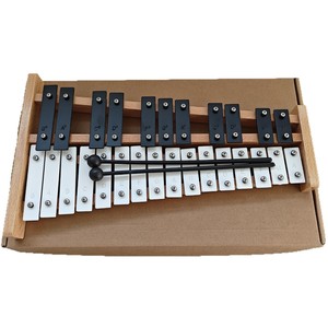 Glockenspiel Xylophone en Aluminium et Bois à 27 Tons pour Enfants, Instrument de Musique à Percussion en Gros, Jouet Musical d'Éveil Précoce - Product Image 3