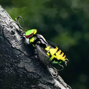 เหยื่อปลอม Hilure 5g 9g แบบลอยน้ำ รุ่น <span class=keywords><strong>Wasp</strong></span> <span class=keywords><strong>Lure</strong></span> สำหรับตกปลาทะเล ปลากะพง ปลาหมอ ปลาในทะเลสาบ แม่น้ำ และลำธาร ผลิตจากวัสดุ ABS รุ่น HJC05 - Product Image 1