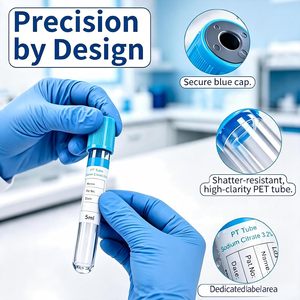 Tubos de Vidrio para Pruebas de Sangre al Vacío para Mascotas, Certificados por ISO/CE, Fabricados en China - Product Image 4