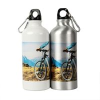 Bouteille d'eau sportive en acier inoxydable avec mousqueton, portable, pour l'extérieur, personnalisable, pour le cyclisme.