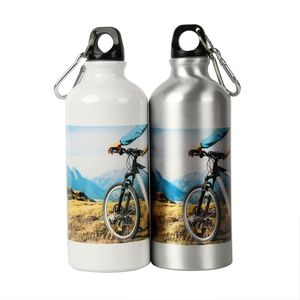 Botella Deportiva de Acero Inoxidable con Mosquetón, Taza de Agua Portátil para Exteriores, Personalizable, Botella para Ciclismo - Product Image 1