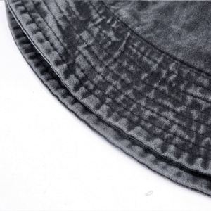 Wholesale Unisex Custom Distressed Bucket <b>Hat</b> Cotton Washed Fisherman Cowboy 3D Embroidery Outdoor Protection Spring <b>Summer</b> - Product Image 6