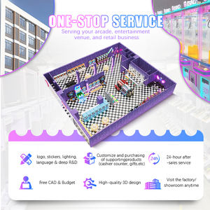 Machine à griffes de vente automatique de jouets personnalisés Kising Commercial, machine à griffes à pièces - Product Image 6