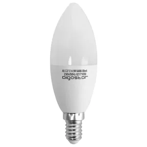 Bombilla LED C37 E14 9W, eficiencia energética, luz cálida, ideal para iluminación decorativa y ambiental. - Product Image 1