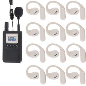 Système de guide radio sans fil Whisper Mini avec microphone pour visites guidées, conférences et interprétation de groupes - Product Image 1