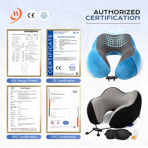 Almohada <span class=keywords><strong>de</strong></span> <span class=keywords><strong>Viaje</strong></span> <span class=keywords><strong>para</strong></span> el <span class=keywords><strong>Cuello</strong></span>, Espuma Viscoelástica Ergonómica, Soporte <span class=keywords><strong>para</strong></span> el <span class=keywords><strong>Cuello</strong></span> en Forma <span class=keywords><strong>de</strong></span> U, Portátil, <span class=keywords><strong>para</strong></span> Avión, Coche, Oficina, <span class=keywords><strong>para</strong></span> Dormir, Cómoda y Suave - Product Image 6