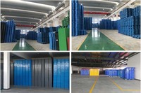 Boîte de rangement logistique en plastique solide, durable, opaque, 400*300*148, recyclable, pour déménagement et emballage