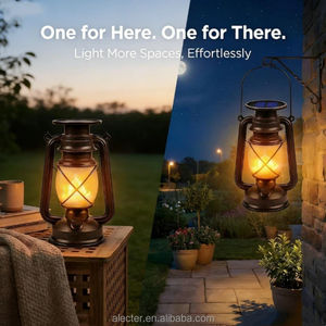 Lámpara Solar Alecter de Alta Gama con Llama Danzante LED Blanco Cálido, IP54 Impermeable, para Decoración de Exteriores, Caminos, Terrazas y Camping - Product Image 6