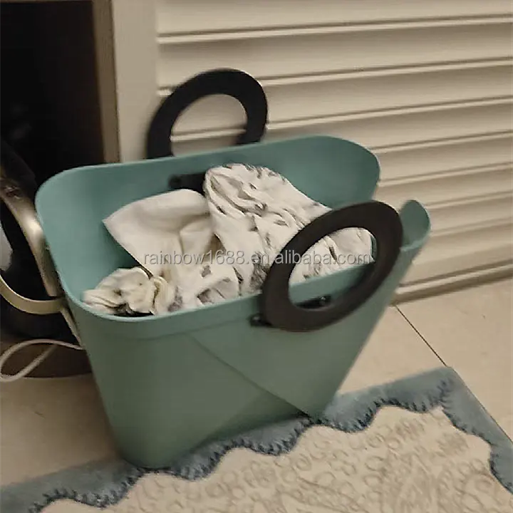 Laundry Basket Laundry Hamper Laundry Bag Handles Waterproof Portable Washing Bin Bag