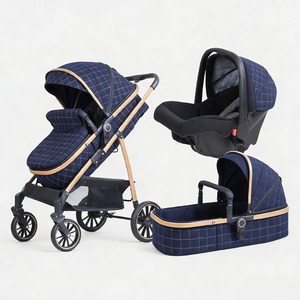Carrito de Bebé Plegable 3 en 1 con Cuna y Asiento, de Oxford Grueso para Invierno, en Oferta - Product Image 2